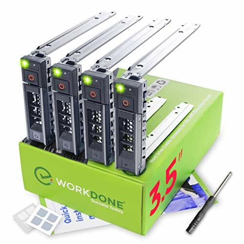 WORKDONE 4-Pack - 3.5 inch Hard Drive Caddy - X7K8W Compatible for Listed (N0w)
