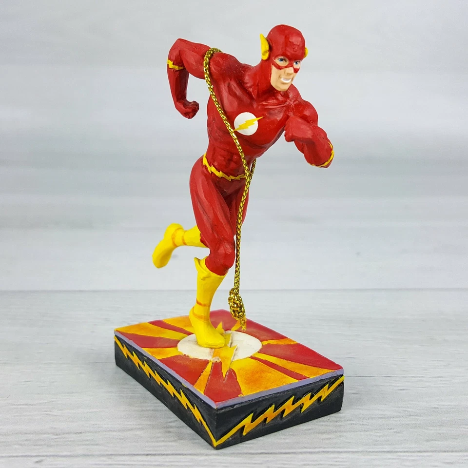 Figura Adorno Jim Shore DC Comics Flash 4" Scarlet Speedster 6005075 NUEVO Foto 4 de 4