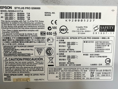 EPSON STYLUS PRO GS6000 - Picture 3 of 5