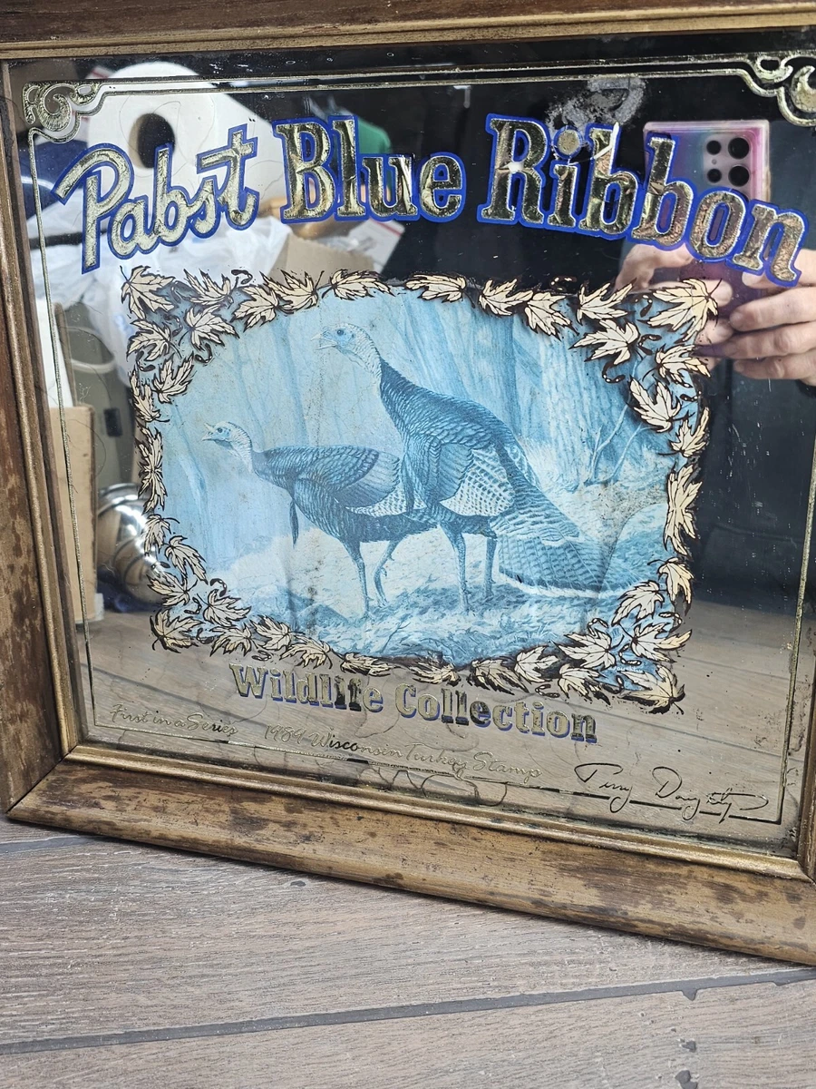 Pabst Blue Ribbon Beer Mirror In Collectible Breweriana Mirrors