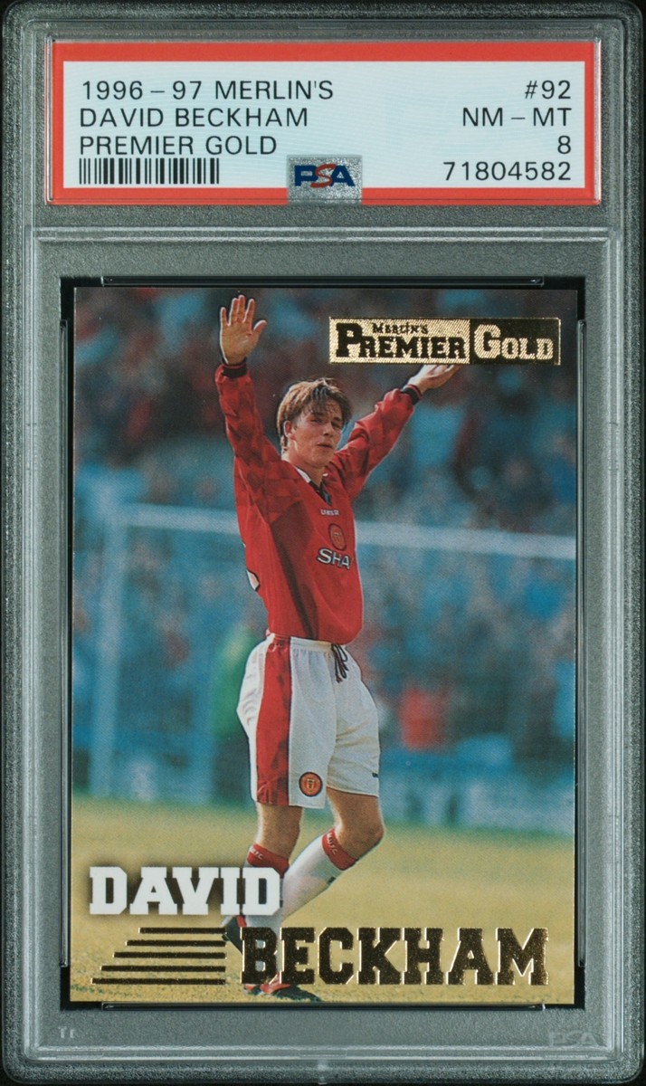 Merlin's Premier Gold David Beckham ベッカム 1996 MERLIN'S PREMIER GOLD #92 DAVID BECKHAM PSA 8 | eBay