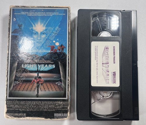 Light Years VHS 1988 Glenn Close Jennifer Gray Animated Rare Screaming Copy - Picture 6 of 6