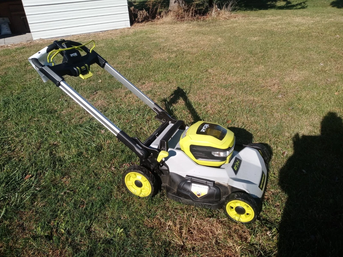 Ryobi self propelled battery mower hot sale