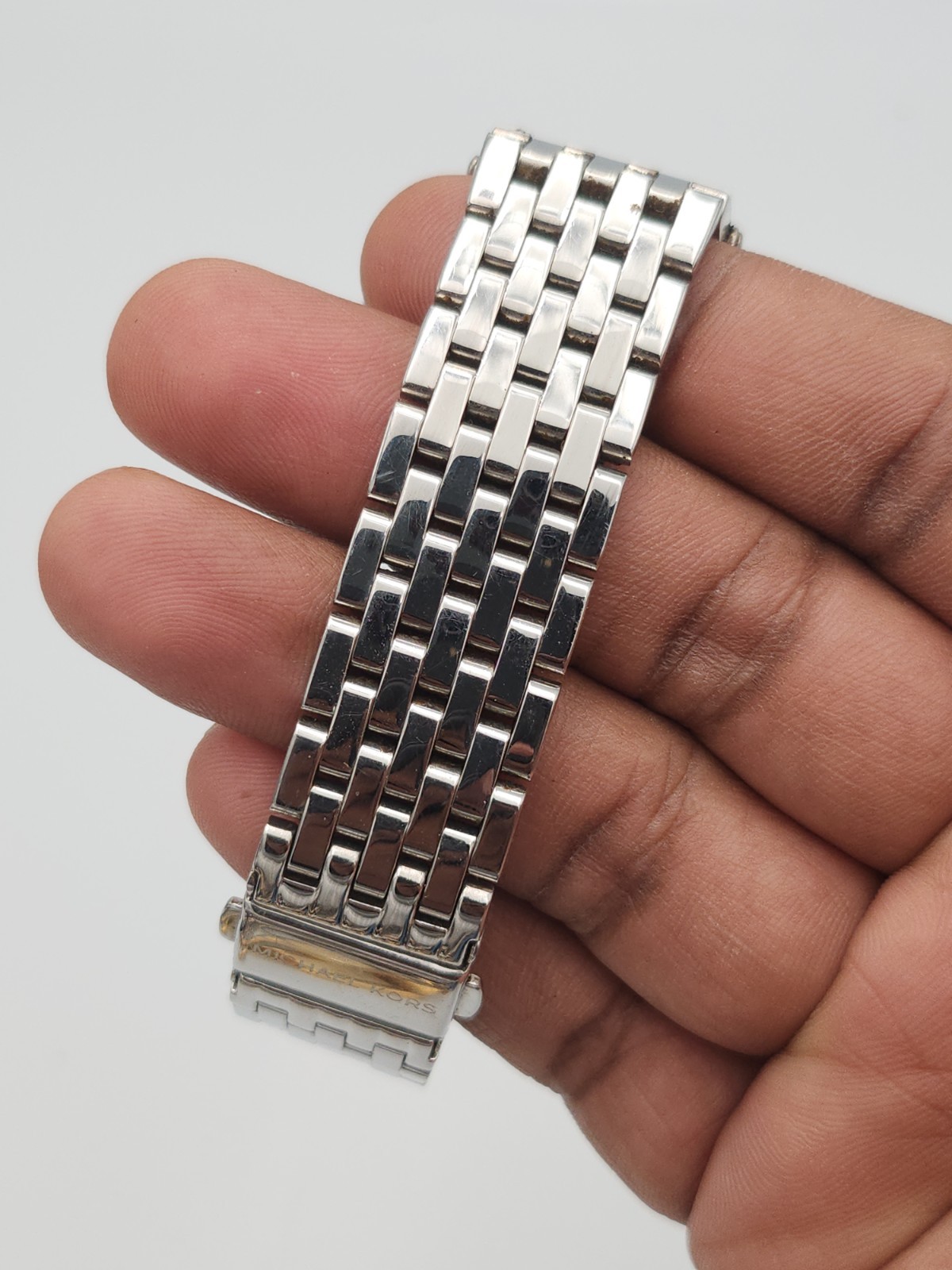 Michael Kors MK-3190 Darci Quartz 50m Silver Dial Steel Bracelet Gem-Set Bezel image 3