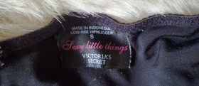 Victoria's Secret Sexy Little Things Panty Hiphugger Lot Of 3 Satin Leopard Sz S