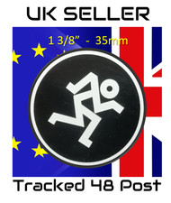 Mackie Speaker Badge Logo x2 - UK made SRM450 35mm Diameter