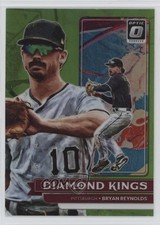 2022 Panini Donruss Optic Diamond Kings Lime Green Prizm Bryan Reynolds #25 1hu6