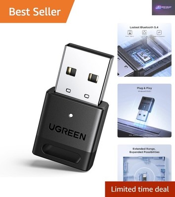 Bluetooth 5.4 Adapter - Mini USB Dongle für Windows 11/10/8.1, Verbinden Sie 5 Geräte