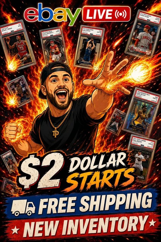 PURE FIRE SPORTS CARDS! $2 STARTS AND BACK WALL! ALL SPORTS! FREE SHIPPING