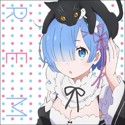 Cospa Re Zero Rem Ram Cushion Cover Pillowcase Cotton Anime Gift