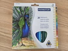 Staedtler Triangular Barrel Assorted 48 Colored Pencils New 1270 C48A6