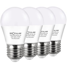 25 Watt Equivalent Light Bulbs, A15 LED Light 3W E26 Base 2700K Warm White Lo...