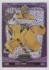 2024-25 O-Pee-Chee Platinum Violet Pixels 152/299 Juuse Saros #128 qv2