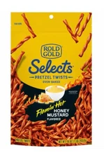 🟠New Rold Gold Selects Flamin Hot Honey Mustard Pretzel Twists Over Sticks 16oz