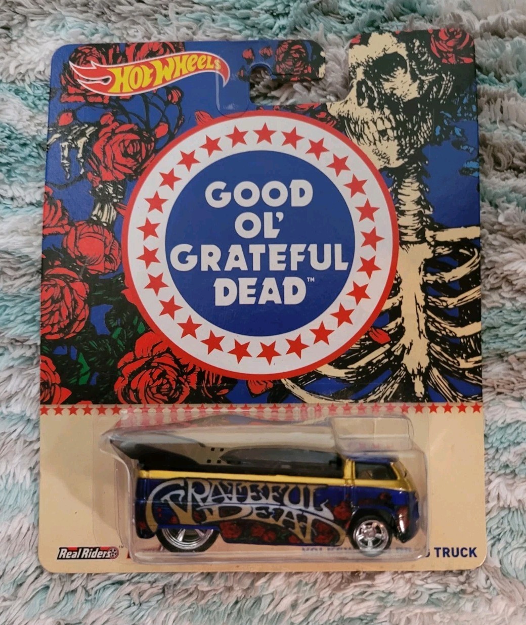 Hot Wheels Good Ol' Grateful Dead Volkswagen Drag Truck Pop Culture 2014 VW