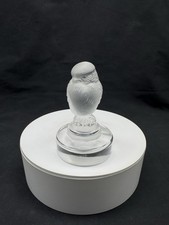 Lalique Crystal Bird of Prey Place Card Holder, France