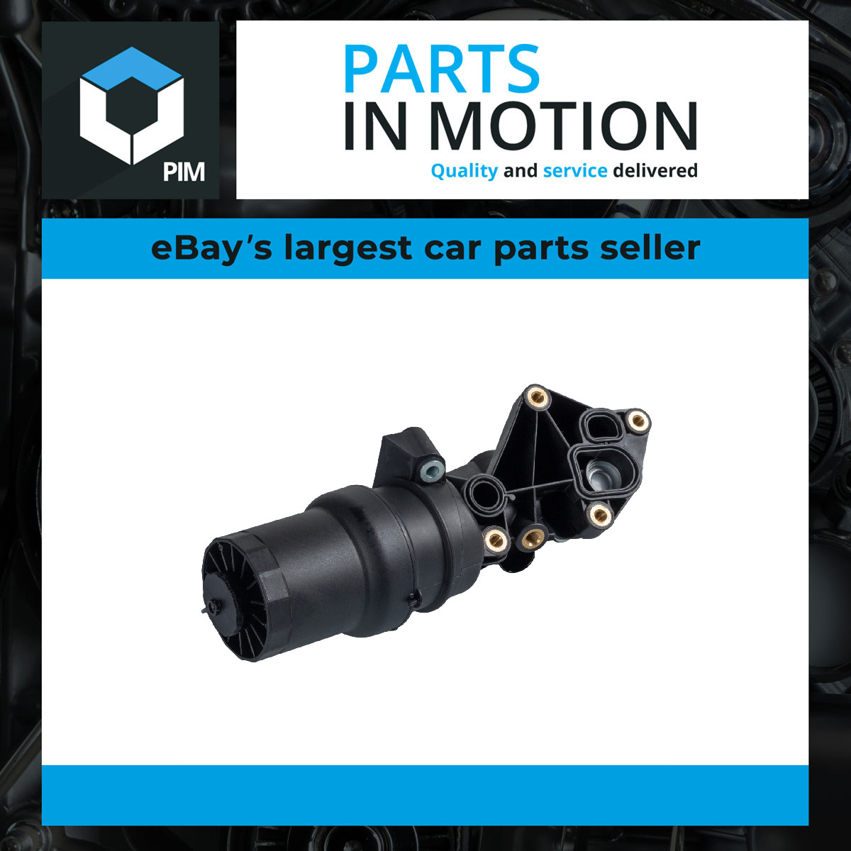 Oil Filter Housing fits VW JETTA Mk3, Mk4 2.5 2006 on Blue Print 07K115397D New