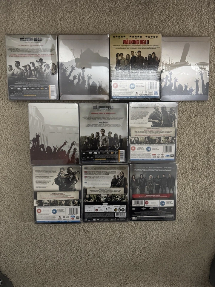 The Walking Dead Seasons 1 - 9 And 11 Blu-ray Steelbook (Zavvi) [UK] - JOCKO Foto 2 de 4