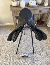 Bates VSD 17.5inch All Purpose Saddle with Cair Black With Changeable Gullet
