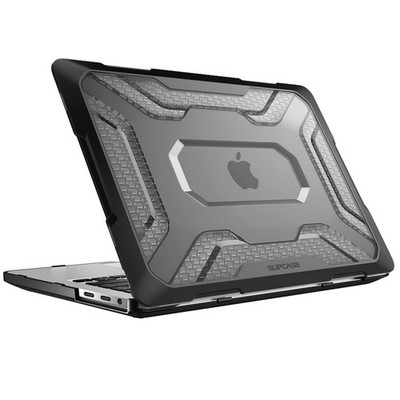 Supcase Bumper Hülle für MacBook Pro 13'' 2022 und 2020 Schwarz Transparent