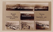 1341. British Army Hamphire Territorial Infantry Brigade. 1926 Multiview RPPC