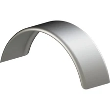 Tow Zone Single Round Steel Trailer Fender, Fits 14in.-15in. Tires, 31 1/2in. x