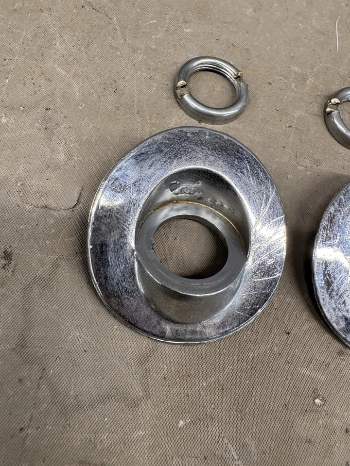 1963 1964 1965 Buick Riviera limpador de para-brisa braço transmissão porcas acabamento molduras - Imagem 2 de 4