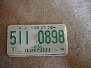 NEW HAMPSHIRE OLD MAN # LICENSE PLATE BUY ALL STATES HERE FREE SHIPPING