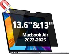 Magnetic Privacy Screen Protector for MacBook Air 13.6  13 Inch 2022-2026 