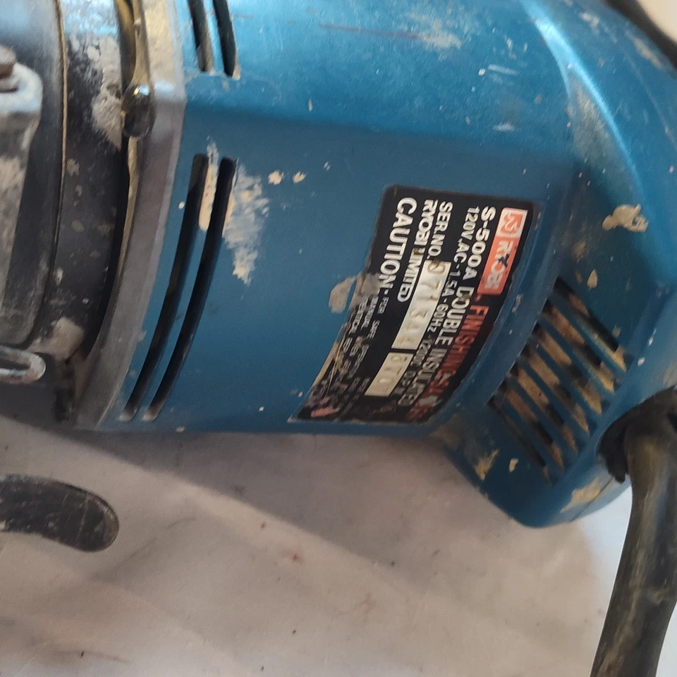 Lijadora orbital sin polvo Ryobi S605D 1/4 hojas motor de 2,0 amperios de alta resistencia - probada Foto 4 de 4