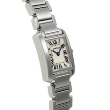 Cartier Tank Française SM W51008Q3 Ladies Silver Stainless Steel Quartz #W2085 4