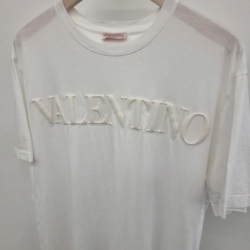 T shirt Valentino con logo lavato ricamato XL 79591620