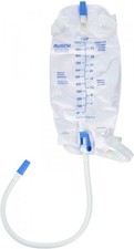 Teleflex Easy Tap Urinary Leg Bag 950mL Anti-Reflux Valve 18" Extend Tube, 24 Ct