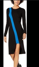 Bar IIl Womens Colorblocked Sweater Dress (new) Size large