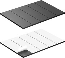 Magnetic Strips Self Adhesive,10 Pack 3" X 3/4" 75 X20 X 2 Mm Sticky Back Magn