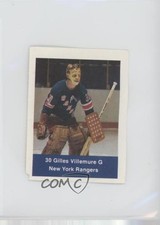 1974-75 NHL Action Album Stamps Gilles Villemure 08zb