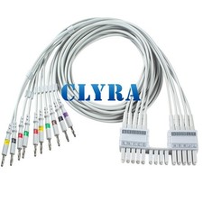 Compatible Mortara EKG Leadwire 9293-041-50 9293-046-60 for ELI 150C, ELI 230