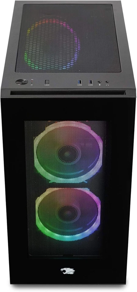 IBUYPOWER ELEMENT MINI 9300 RYZEN 3 3100 8GB 240GB SSD AMD RADEON RX 550 - BLACK - Image 3 of 4