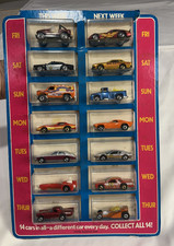 RARE Vintage 1983 McDONALD'S HOT WHEELS TEST MARKET DISPLAY WITH ALL 14 VEHICLE