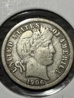 1906-d Barber Dime, Better Date, Better Grade, 99c Shipping Offer