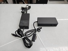MICROSOFT MODEL 1661 SURFACE DOCKING STATION DOCK WITH MODEL 1749 POWER ADAPTER