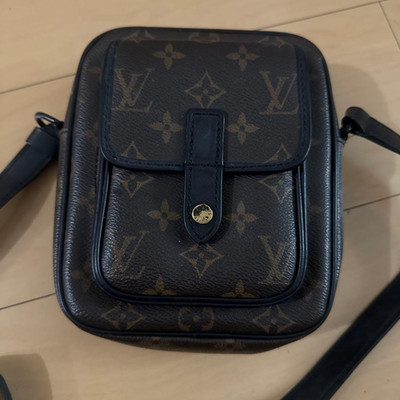 Louis Vuitton Monogram Macassar CHRISTOPHER WEARABLE WALLET M69404 Brown
