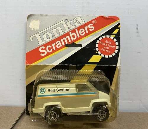 Tonka Bell System Van Vintage Toy Car On Card Made In Hong
