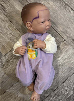 BERENGUER Baby Reborn Junge Puppe gemarkt 24-06 14 Zoll groß, anatomisch korrekt