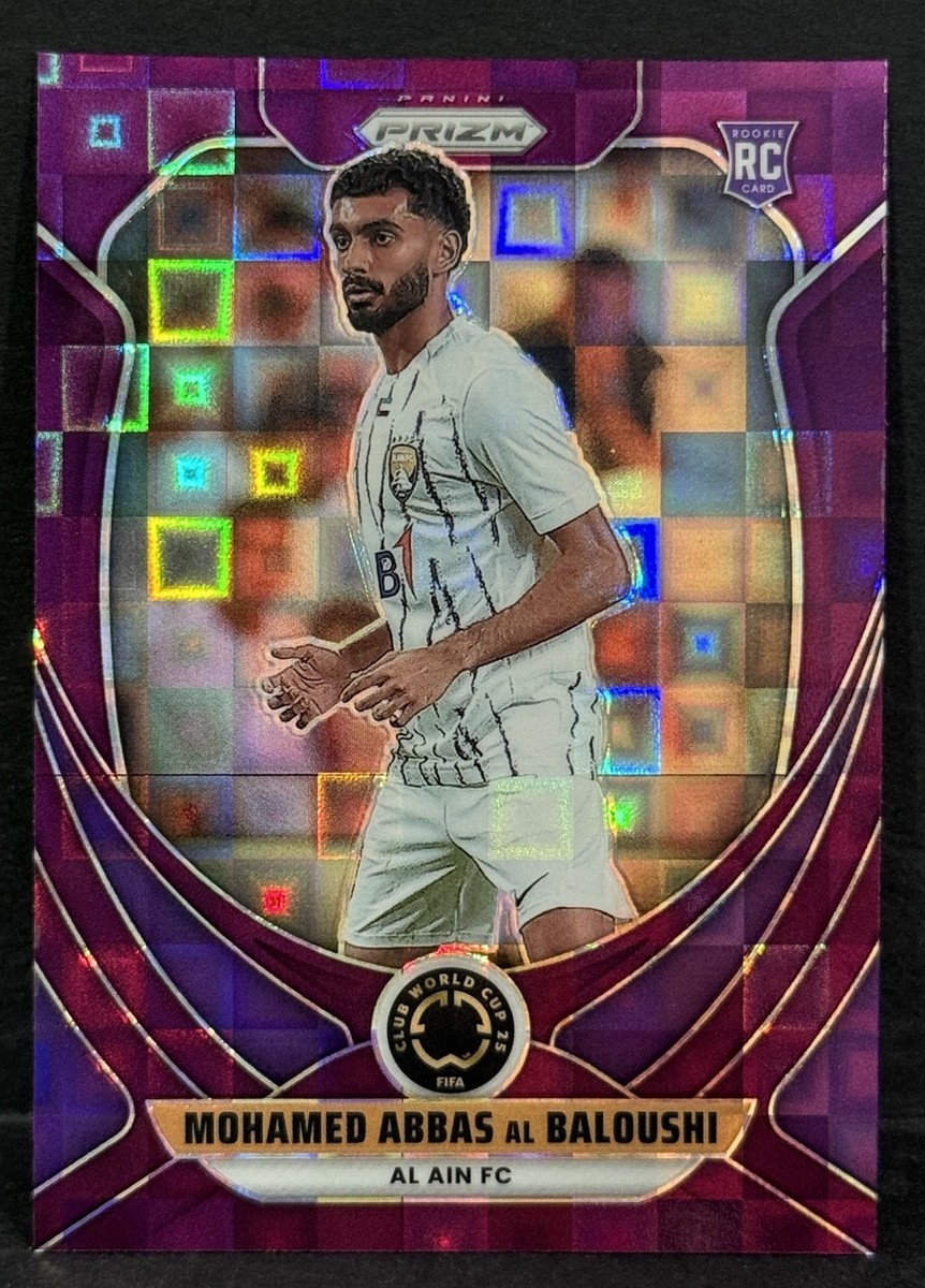 2025 Prizm FIFA Club World Cup RC Mohamed Abbas Al Baloushi Purple