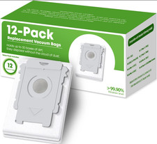 12-Pack Replacement Vacuum Bags for iRobot Roomba i  s Series Dirt Disposal