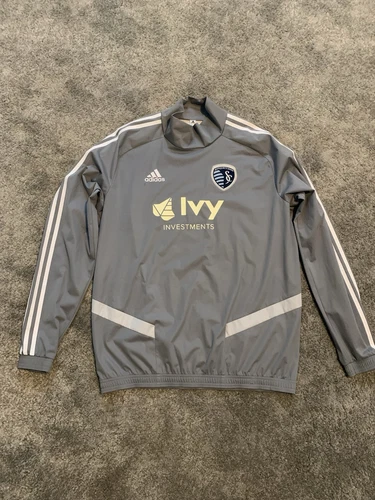 Adidas Sporting Kansas City 2021 Long Sleeve Player Issued Training Top - Size M