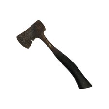 Vaughan Vintage Original Made in USA Hatchet Axe One Metal Piece To Rubber Grip
