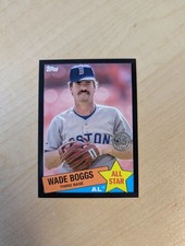 2020 Topps #85AS-21 Wade Boggs 1985 - 35th Anniversary All-Stars Black #/299