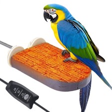 Bird Perch Heated Perch Cockatiel Cage Accessories Warmer Stand Habitat